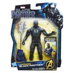 Marvel Black Panther 6-inch figure articulation detail enables dynamic pose options