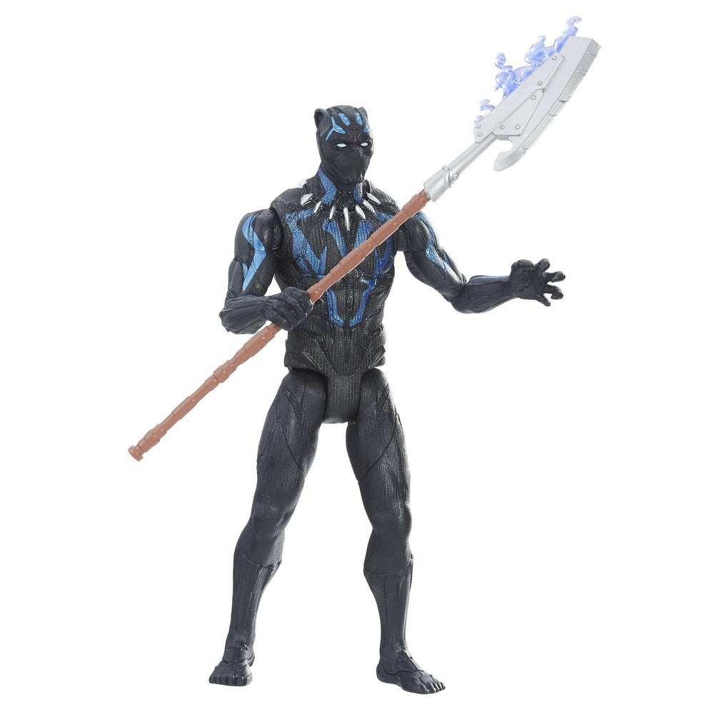Marvel Black Panther 6-inch figure front view, ideal for display and imaginative play