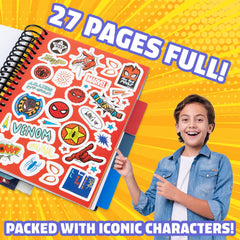 Marvel Boys Sticker Book: holographic stickers add sparkle to projects