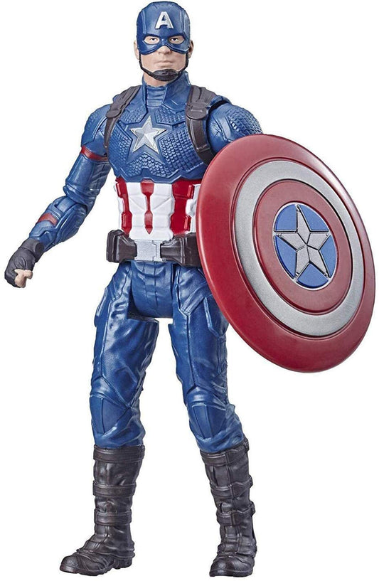 Marvel Captain America 6-inch action figure posed for adventure and display.
