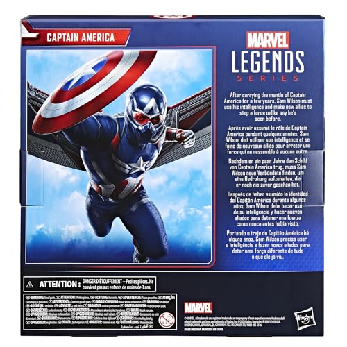 Marvel Captain America Brave New World deluxe figure adds display variety.