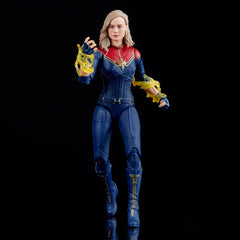 Marvel Captain Marvel The Marvels 6-Inch figure in-packaging ideal for gift-ready unboxing and shelf setup.