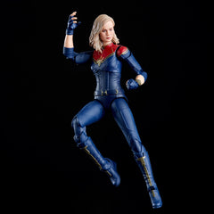 Marvel Captain Marvel The Marvels 6-Inch figure showcase-display energizes Marvel collections with iconic hero.