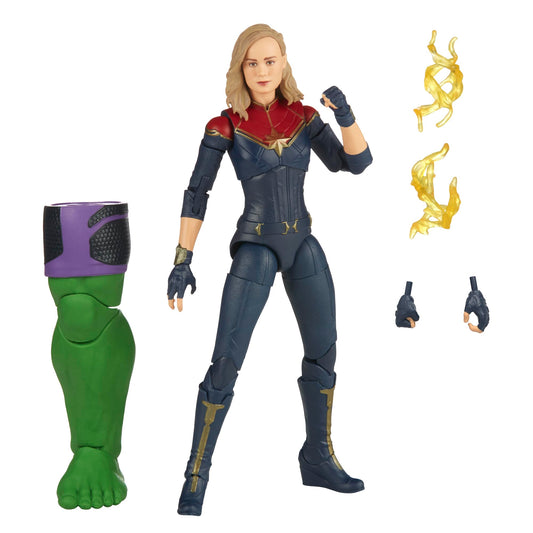 Marvel Captain Marvel The Marvels 6-Inch figure top view showcases premium detailing for display.