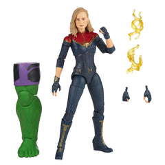 Marvel Captain Marvel The Marvels 6-Inch figure top view showcases premium detailing for display.