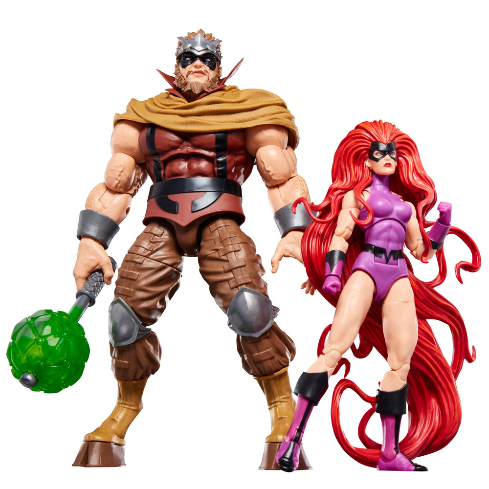 MARVEL CLASSIC Gorgon mace and hands accessory closeup for versatile posing