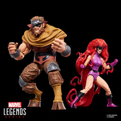 MARVEL CLASSIC Medusa prehensile hair detail captured in a dynamic pose