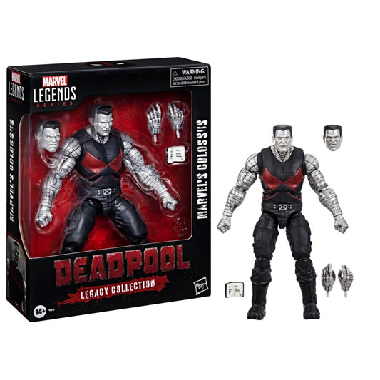 Marvel Colossus Deadpool Legacy deluxe figure ready for display.