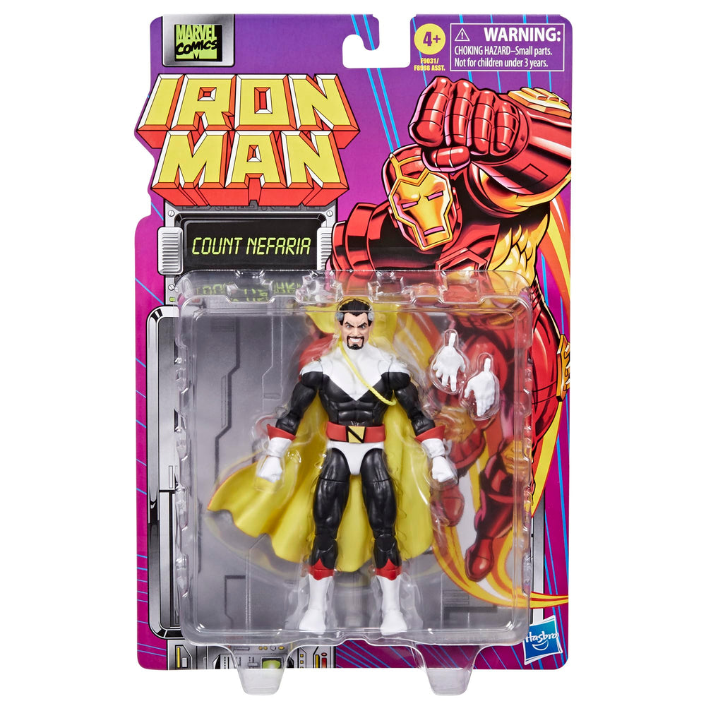 Marvel Count Nefaria poses dynamically for display shelves.