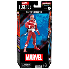 Marvel Crossfire figure with rifle accessory for authentic display