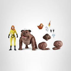 Marvel Legends duo: Crystal and Lockjaw in 6-inch scale.