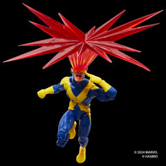 Marvel Cyclops articulation with 20 points enables dynamic posing