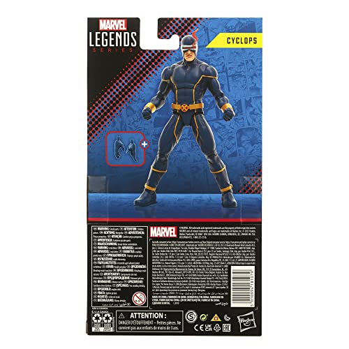 Marvel Cyclops Astonishing X-Men accessories included for varied display options