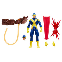 Marvel Cyclops figure close-up face showing detailed sculpt for display