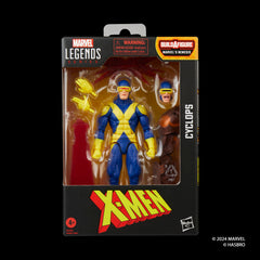Marvel Cyclops figure in full pose shows articulation for dynamic shelf display