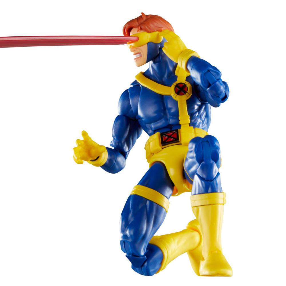 Marvel Cyclops figure on retro blister card packaging for classic display.