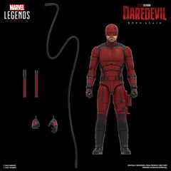 Marvel Daredevil Born Again figure with a 5-piece accessories set for versatile display options