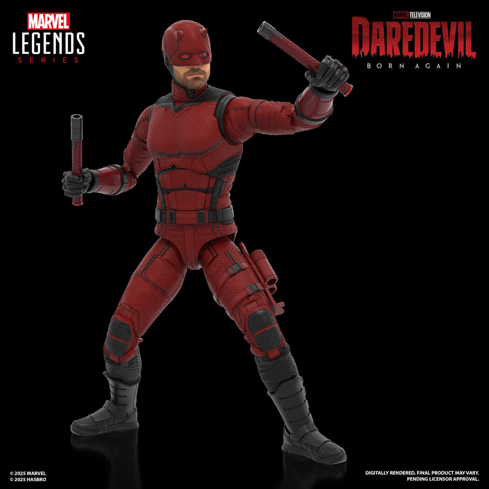 Marvel Daredevil Born Again figure featuring over 20 points of articulation for varied poses