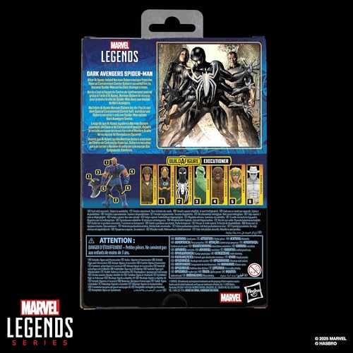 Marvel Dark Avengers Spider-Man head swap offers expressive options