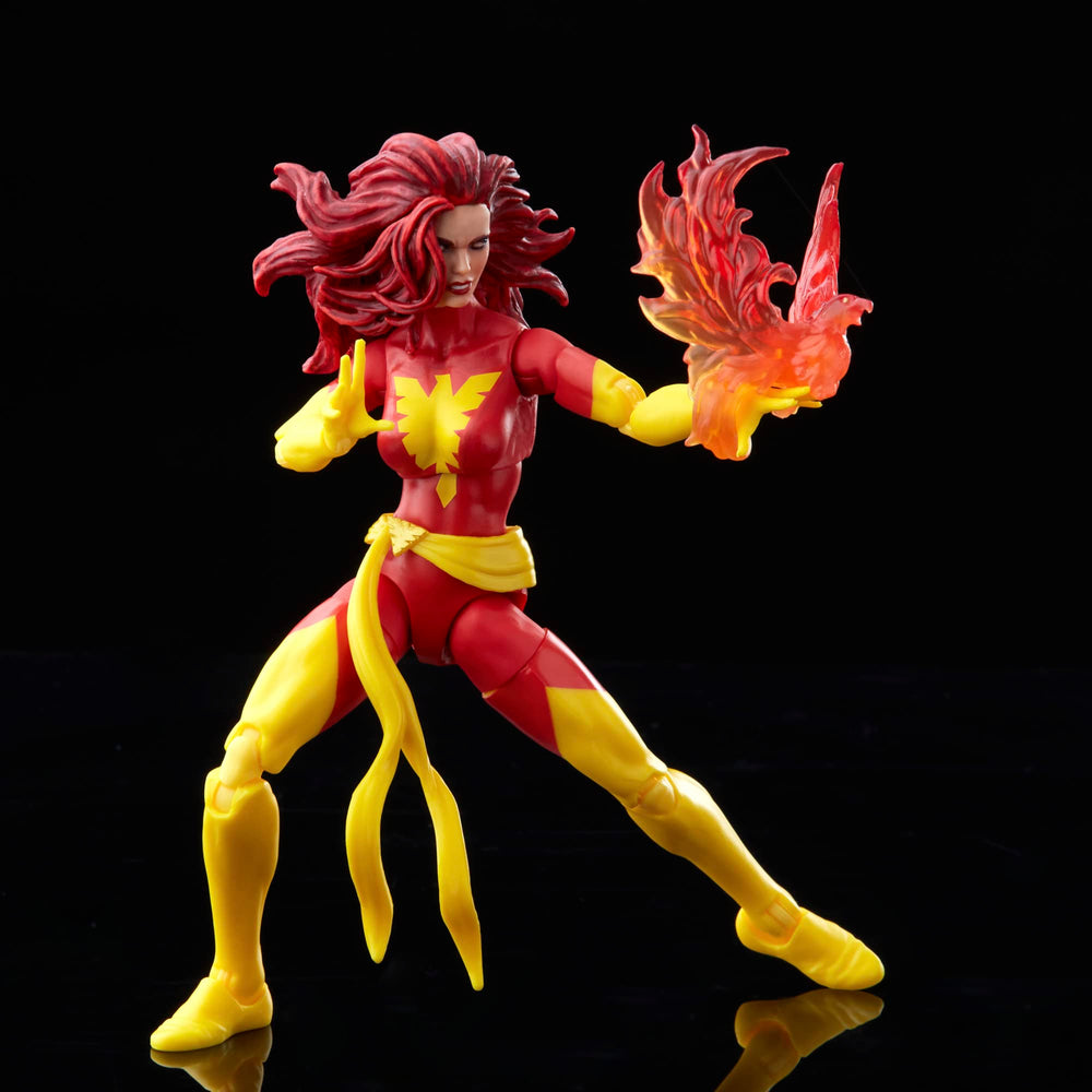 Marvel Dark Phoenix figure accessories with alternate hands and flame FX