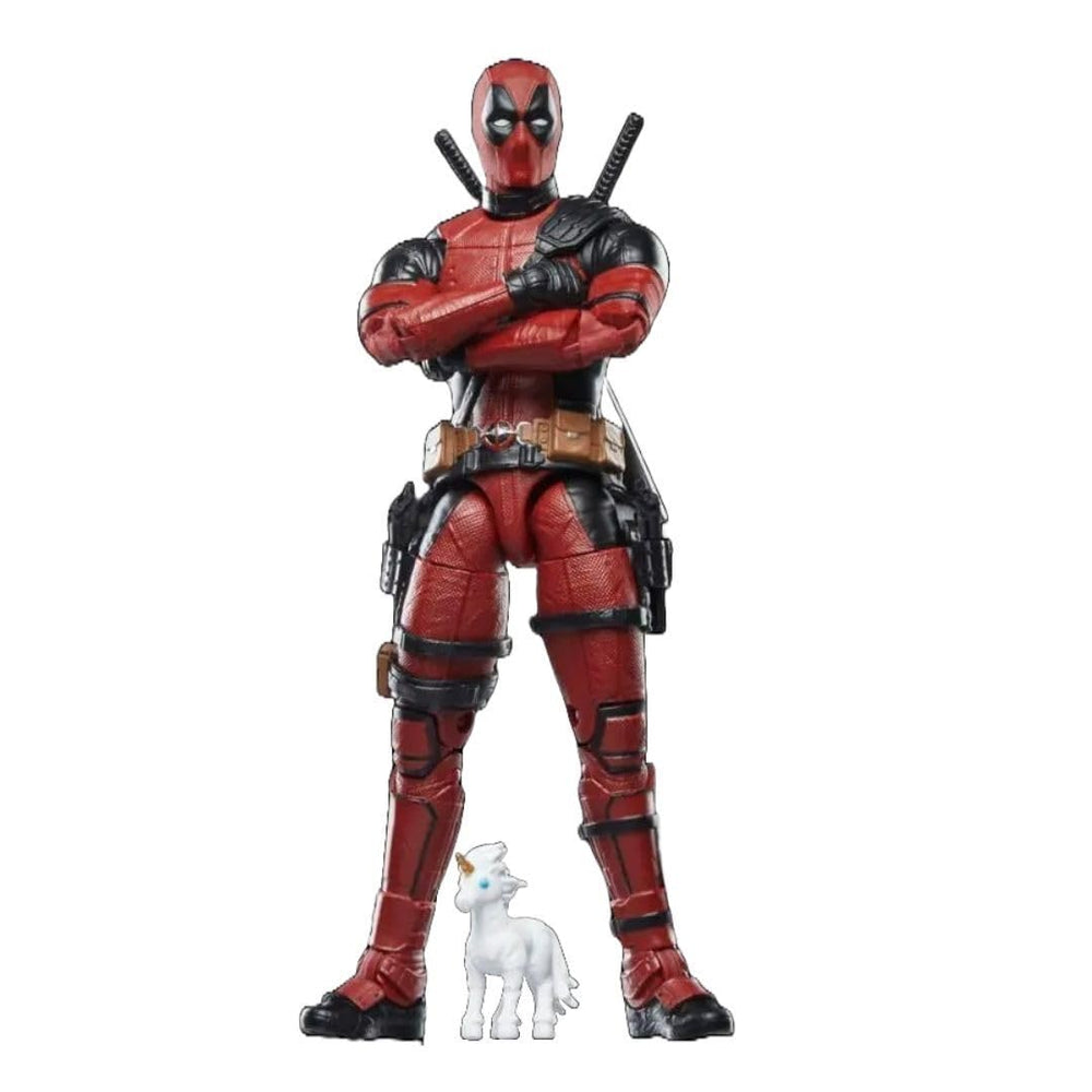 Marvel Deadpool 6-inch figure articulation for dynamic poses on shelves.