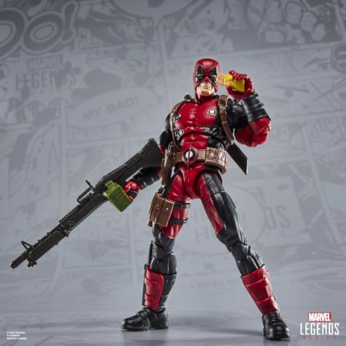 Marvel Deadpool maximum series articulation for dynamic posing