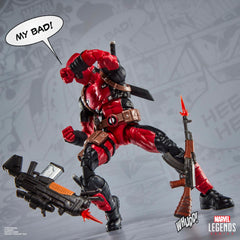 Marvel Deadpool maximum series blaster and weapons for action setups