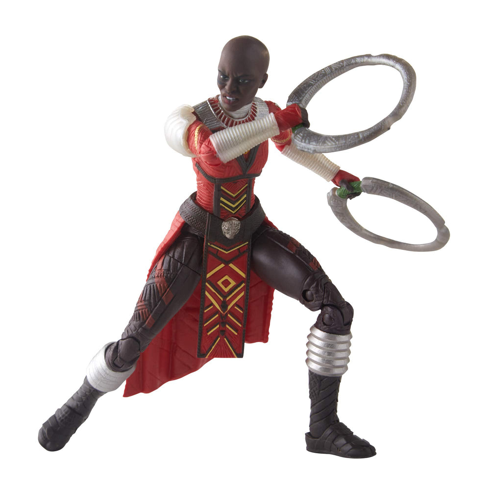 Marvel Dora Milaje long spear accessory for battle-ready display.