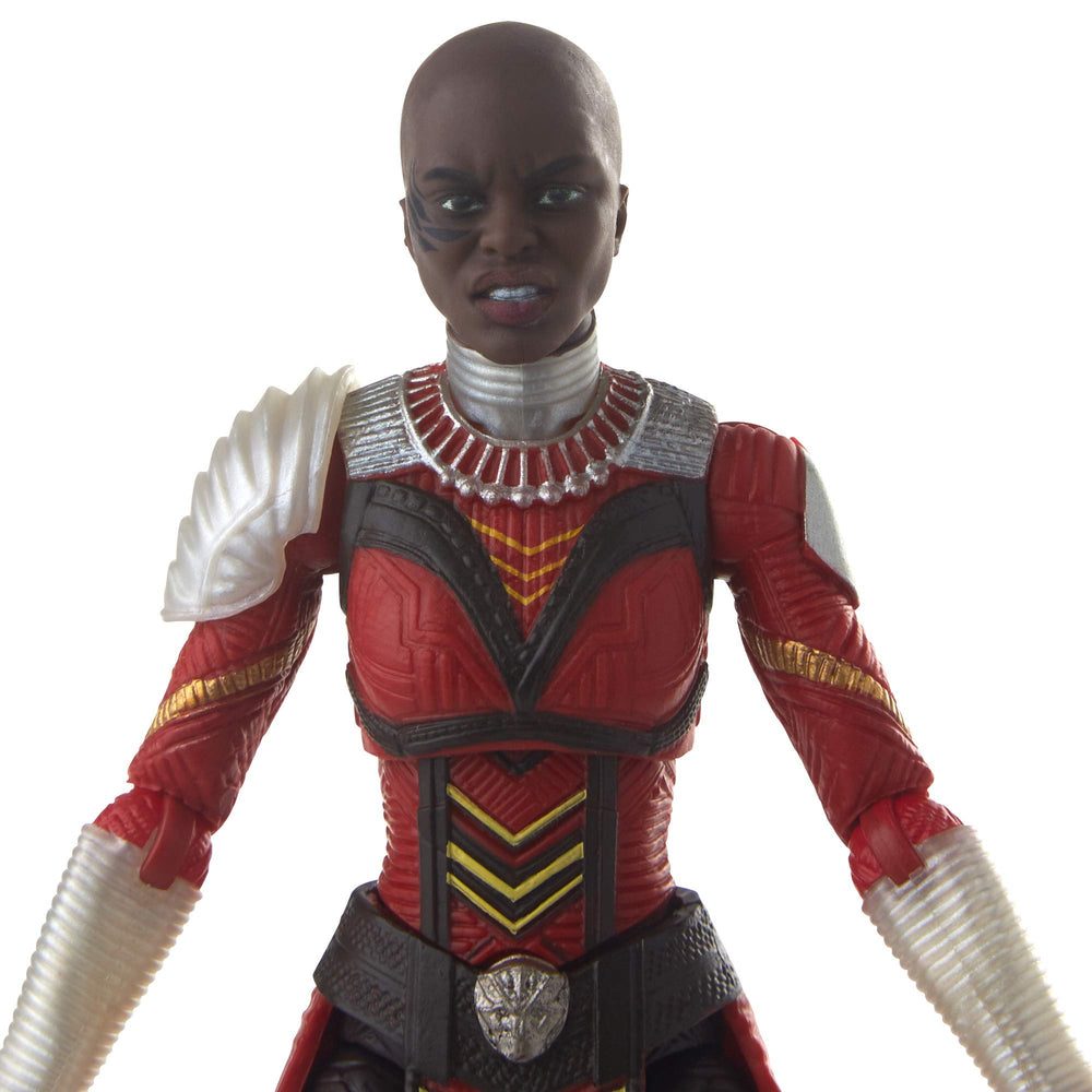 Marvel Dora Milaje rings and accessories enhance display storytelling.