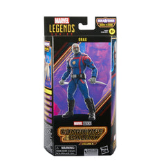 Marvel Drax action figure with two knife accessories for dynamic poses.