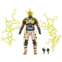 Marvel Electro figure with deluxe star headpiece for striking shelf display