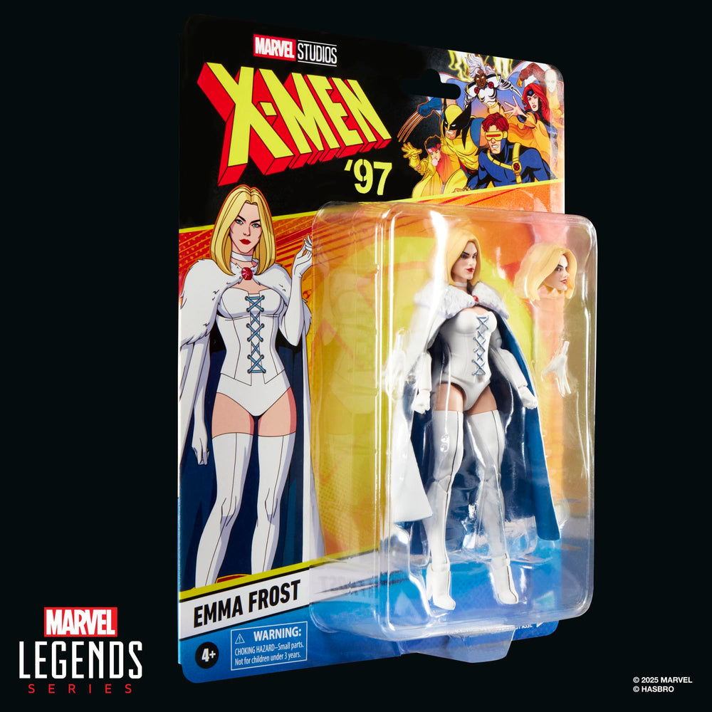 Marvel Emma Frost figure in box is ideal for gifting or storage