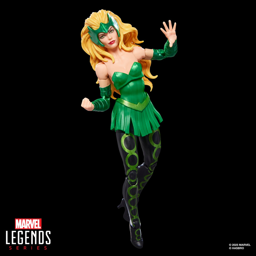 Marvel Enchantress 6-inch scale figure fits standard shelves and cases.