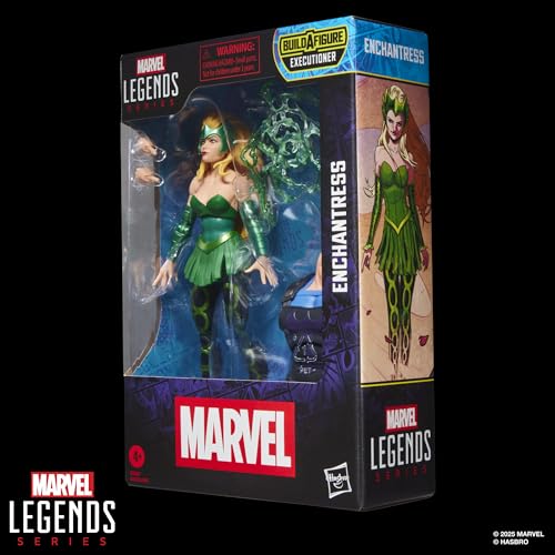 Marvel Enchantress articulation pose enables action-ready diorama setups.