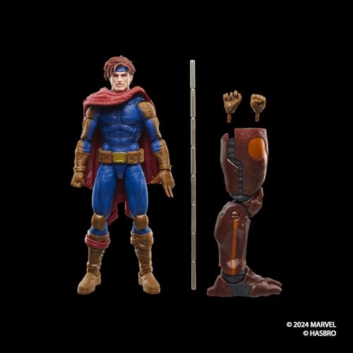 Marvel Gambit legend series figure complements Nightcrawler, Cyclops, and others.