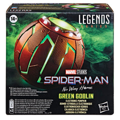 Marvel Green Goblin pumpkin with cackle mode for immersive display