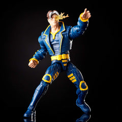 Marvel Hasbro Legends X-Man figure blue suit deco with crisp lines.