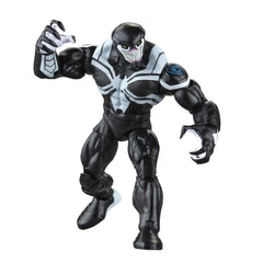 Marvel Hasbro Venom Space Knight emblem detail enhances display appeal.