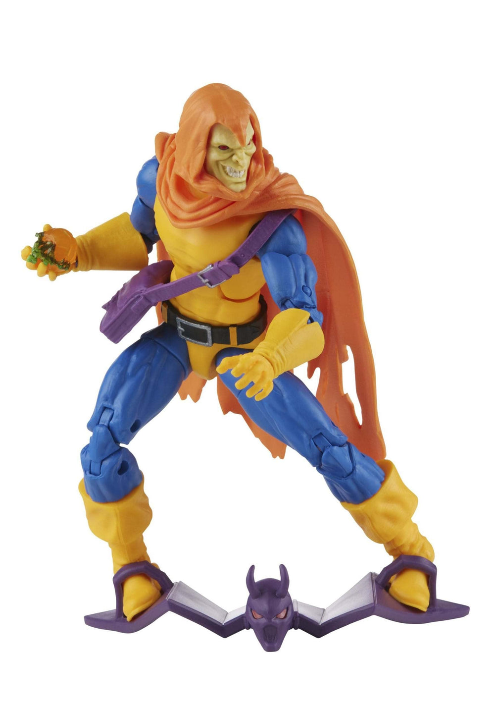 Marvel Hobgoblin figure front view with premium articulation for dynamic posing.