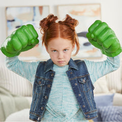 Marvel Hulk Gamma Smash Fists pack shows two foam fists for duo-role play.