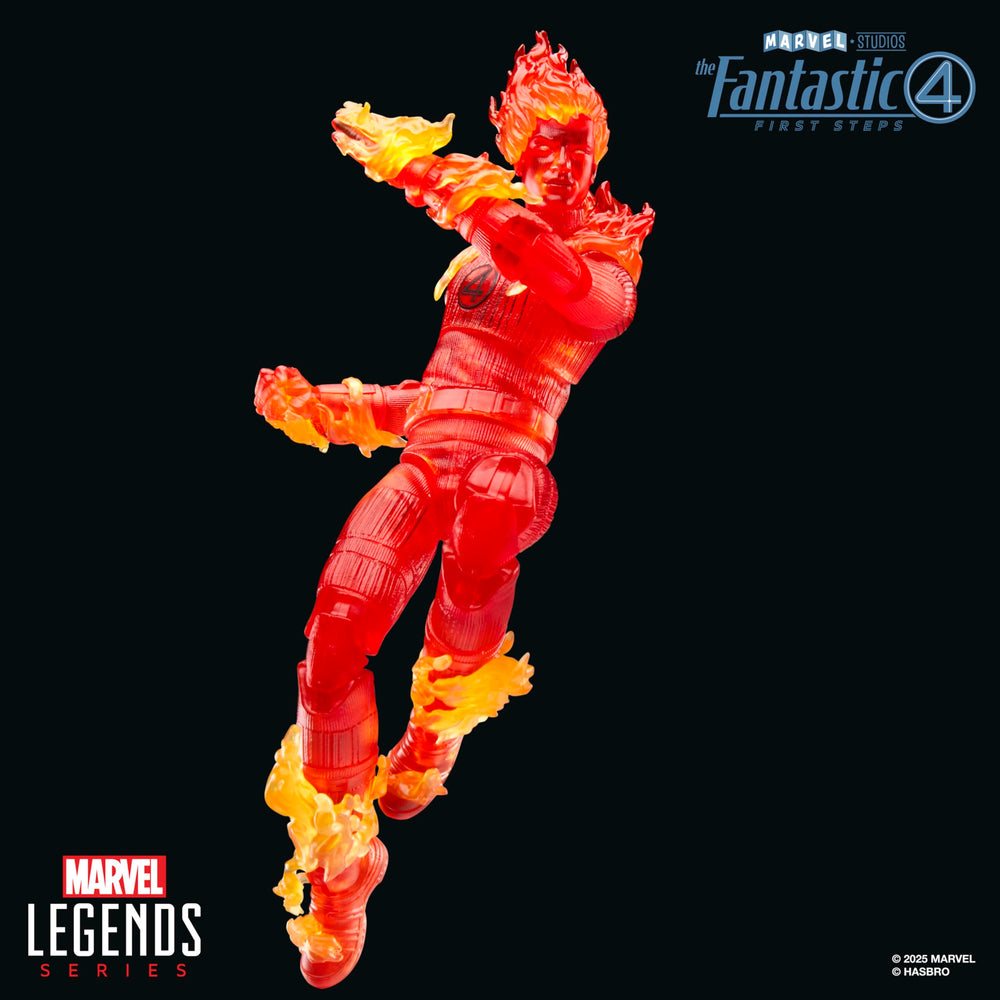Marvel Human Torch premium deco mirrors Johnny Storm's cinematic appearance for collectors.