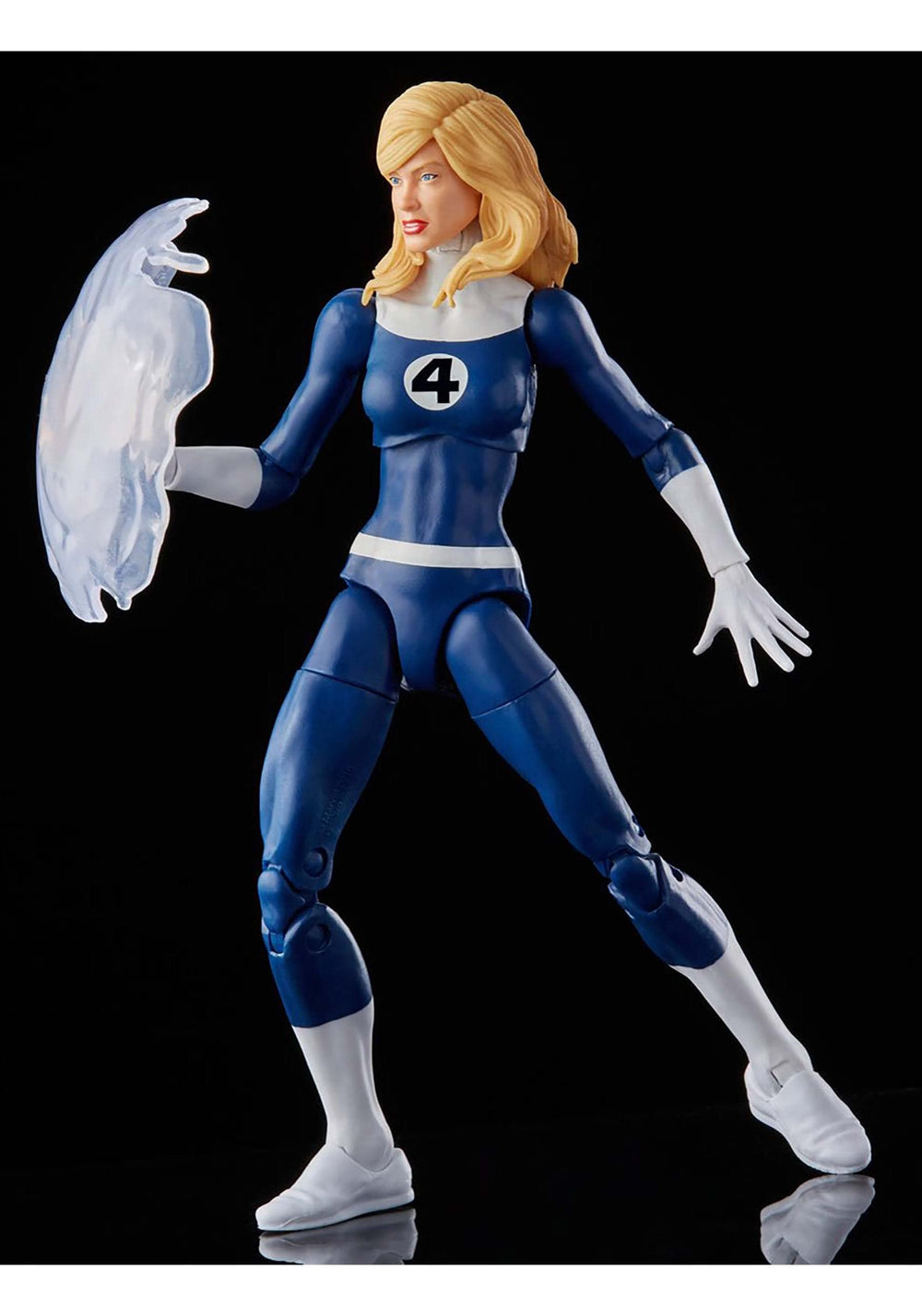 Marvel Invisible Woman detailed sculpt captures iconic costume with fine textures.