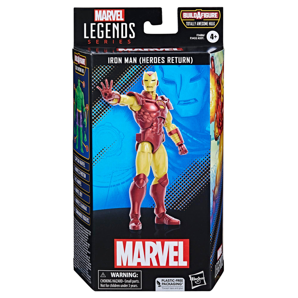 Marvel Iron Man Heroes Return articulation enables dynamic poses for display.