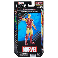 Marvel Iron Man Heroes Return articulation enables dynamic poses for display.