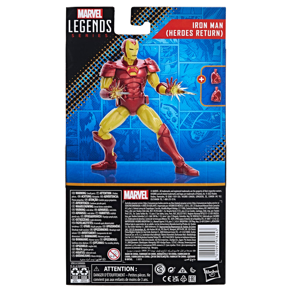 Marvel Iron Man Heroes Return comics accessories add display variety and atmosphere.