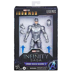 Marvel Iron Man Mark II detailed deco emphasizes premium paint and sculpt.
