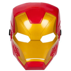 Marvel Iron Man mask side view highlighting authentic details for storytelling costumes.