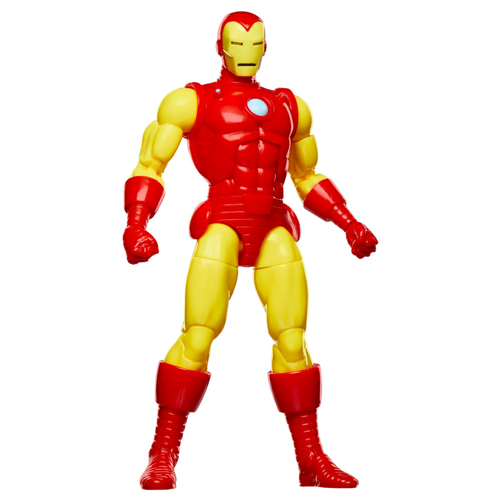 Iron Man 6in shield detail emphasizes iconic hero design.