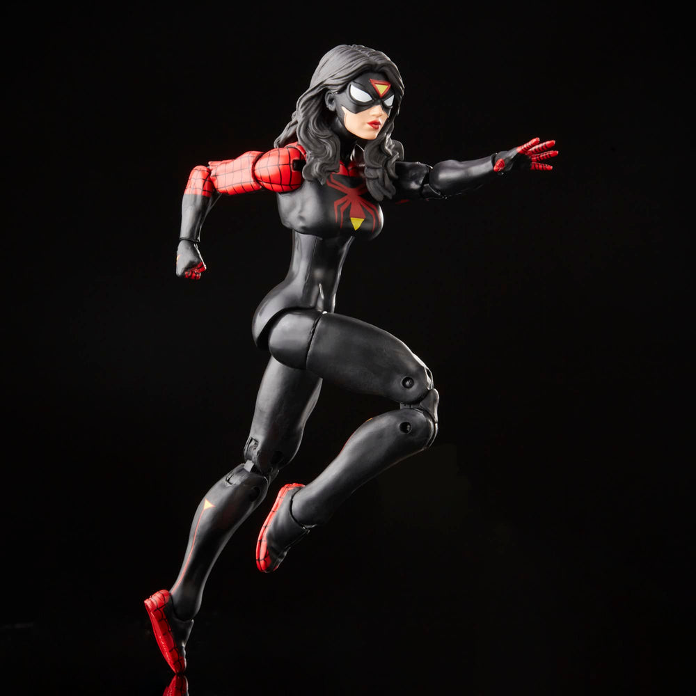 Marvel Legends Spider-Woman packaging and accessories included