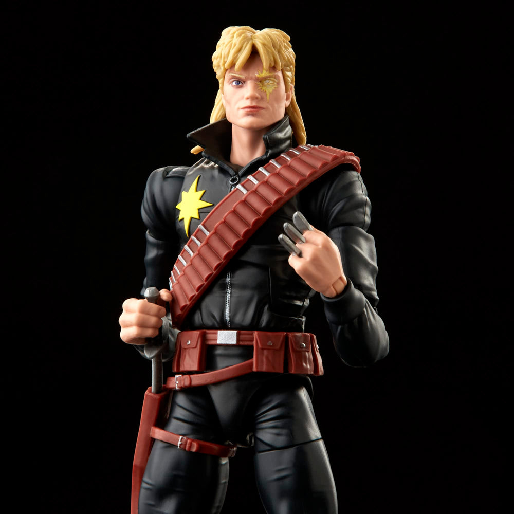 Premium articulation of Marvel Longshot supports expressive, life-like posing.